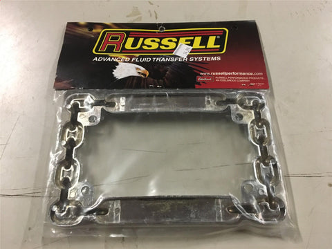 Custom Chain License Plate Frame Harley Motorcycle Russell Perf Chrome Bagger So