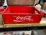 Vtg Coke Coca Cola Plastic Soda Pop Cola Carrier Crate Box Old Advertising 70's