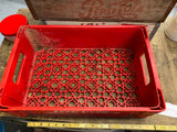 Vtg Coke Coca Cola Plastic Soda Pop Cola Carrier Crate Box Old Advertising 70's