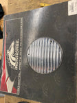 Billet Chrome Ribbed Derby clutch cover Harley Ironhorse 1970-1998 3 bolt Custom