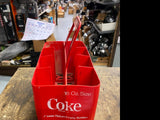 Vtg Coke Coca Cola Plastic Soda Pop Cola Carrier Crate Box Old Advertising Bottl