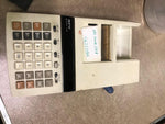 Vtg Apf Mark 120A Battery or AC Powered Electronic Printing Calculator Untested