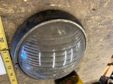 Vtg Pr GUIDE TILT RAY HEADLAMP Headlight Light Auto Truck Glass Lens Ring Antiqu