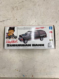 vtg Dale Earnhardt Chevrolet Suburban #3 car bank Goodwrench Racing Die cast