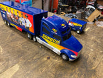 2004 Sunoco Race Car Hauler Collectible Truck  w race Car Toolbox battery 11