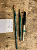 Vtg Quaker State Oil Gas Service Station Pen Pencil Advertising 1960's Coll Lot!
