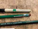 Vtg Quaker State Oil Gas Service Station Pen Pencil Advertising 1960's Coll Lot!