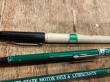 Vtg Quaker State Oil Gas Service Station Pen Pencil Advertising 1960's Coll Lot!