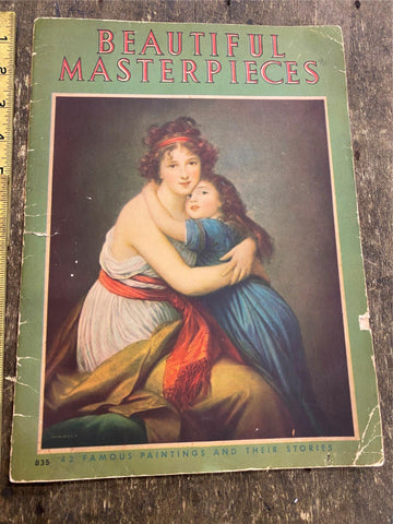 1936 Beautiful Masterpieces Book Painting History Age of Innocence Baby Stuart