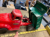 Vtg 1956 Tonka Truck Dump Round Fender Tin Toy Works Orig Nice Survivor Mound