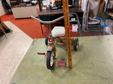vtg 1950s AMF Junior Double step children's tricycle sunburst yellow
