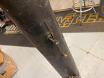 2 into 1 Header Exhaust Pipe Harley Softail chopper Custom  Adj Baffel