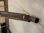 2 into 1 Header Exhaust Pipe Harley Softail chopper Custom  Adj Baffel