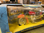 vtg Marx original classics 1953 red motorcycle #9805 collectable toy NIB