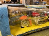 vtg Marx original classics 1953 red motorcycle #9805 collectable toy NIB