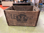 vtg 1940s Hires Root Beer wooden soda pop crate Reynolds PA
