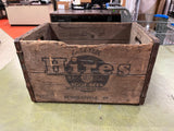 vtg 1940s Hires Root Beer wooden soda pop crate Reynolds PA