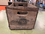 vtg 1940s Hires Root Beer wooden soda pop crate Reynolds PA