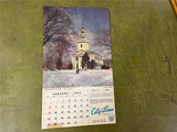 vtg 1963 Made in USA Ohio state landmarks calendar