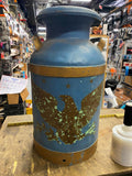 1950's 24" Metal Milk Dairy Jug Container Can Eagle USA America Constitution VTG