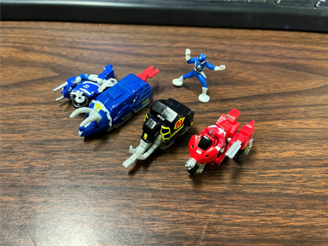 VTG 1994 Micro Machines Lewis Galoob Mighty Morphin Power Rangers Dinozord Lot