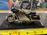 Toy Motorcycle Harley Detailed Electra Glide Standard FLH Classic Bagger Stand!