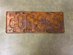 vtg antique 1921 Pennsylvania license plate 628-285 Ford Chevy Dodge