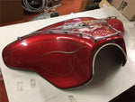 Harley-Davidson Shovelhead FLH Outer fairing Ass Airbrush Candy Red "Hawg Rider"