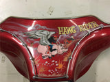 Harley-Davidson Shovelhead FLH Outer fairing Ass Airbrush Candy Red "Hawg Rider"