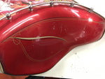 Harley-Davidson Shovelhead FLH Outer fairing Ass Airbrush Candy Red "Hawg Rider"