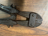 1892 H.K. Porters New Easy Bolt Cutters Vtg Antique Tools USA MA Great Graphics!