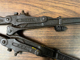 1892 H.K. Porters New Easy Bolt Cutters Vtg Antique Tools USA MA Great Graphics!