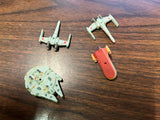 VTG 1990s Galoob Micro Machines Lot of 4 Star Wars Miniature Figurine Ships