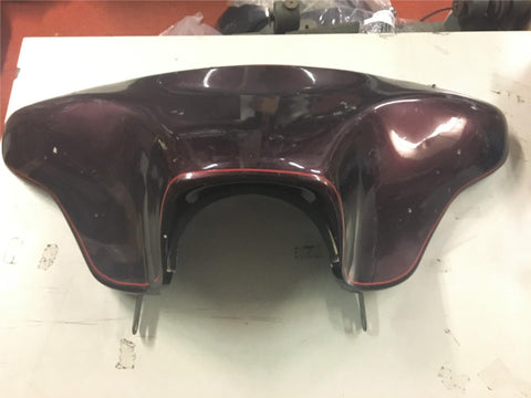 Harley-Davidson Burgundy Shovelhead FLH Outer fairing Assembly w/ mount brackets