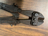 1892 H.K. Porters New Easy Bolt Cutters Vtg Antique Tools USA MA Great Graphics!
