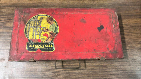 vtg Gilbert Erector Set No. 6 1/2 kids toy as is missing motor