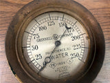 vtg antique 1924 American Bourdon Gauge Grinnell Company steam pressure gauge