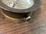 vtg antique 1924 American Bourdon Gauge Grinnell Company steam pressure gauge