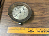 vtg antique 1924 American Bourdon Gauge Grinnell Company steam pressure gauge