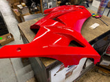 2008^ Kawasaki Ninja 250r Right Mid Side Fairing Cowl Upper 55028-0272 Red