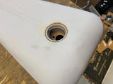 Custom Stretched Peanut Ribbed Yaffe gas tank harley Chopper Softail Rigid Hard