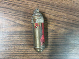vintage Presto "CB" Mini Motorcycle Brass Fire Extinguisher Made In USA Rare