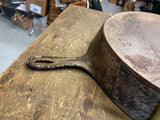 Vtg Wagner sidney Heavy Cast Iron Frying Pan dbl Side Pour 12" Heat Ring Skillet