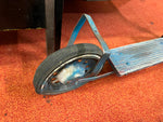 vtg antique 1940s Made in USA wooden Blue Push scooter Childrens toy rare