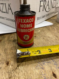 Vtg Texaco Oil Can tin Household Dripper Mancave collector Nice graphix Oiler