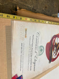 Vtg 2011 AMA Hall of fame Poster Banner legends champions racers 12x18 Vegas Ele