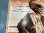 Vtg Motorcycle Poster Outlaw Races Short Track 17x24 Rusty Kay Harley Pea shoote