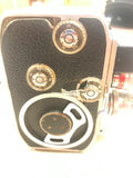 Vtg 1957 Bolex Paillard B8-L Movie/Cinema Camera With Variable Lenses 8mm Film