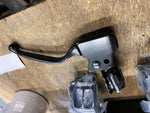 Handlebar Master Cylinder Clutch perch Control Kit Black 2015^ Harley Softail Le