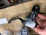 Handlebar Master Cylinder Clutch perch Control Kit Black 2015^ Harley Softail Le